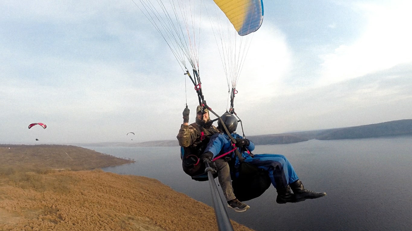 Полёт на параплане